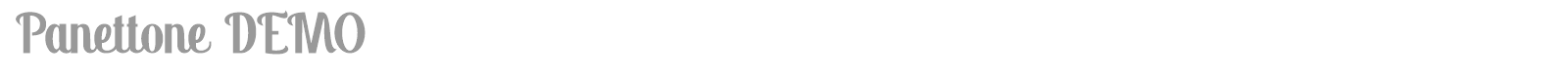 Panettone font preview